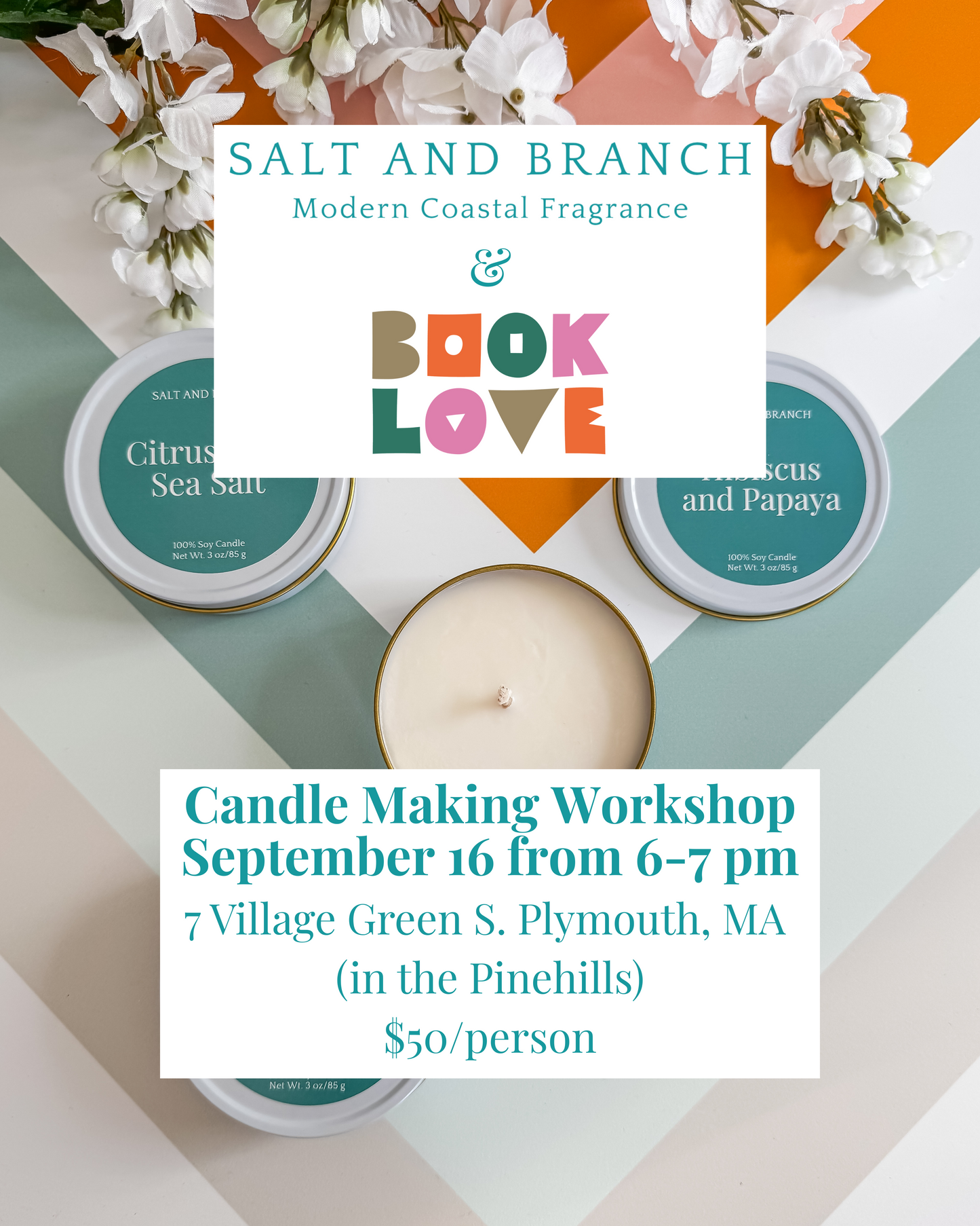 Candle Making at Book Love