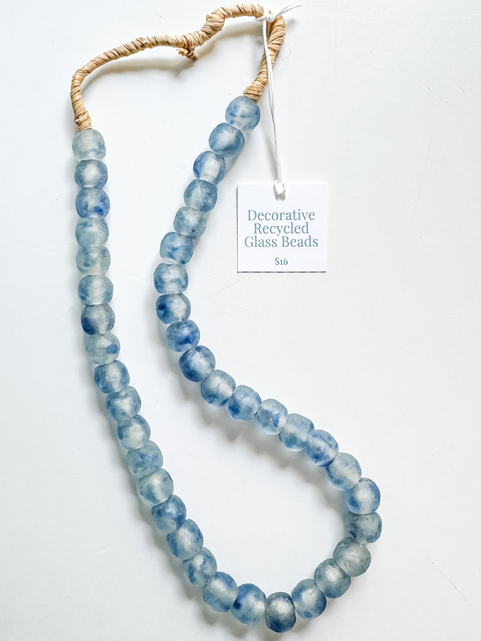 Decorative Recycled Glass Beads - Salt and Branch