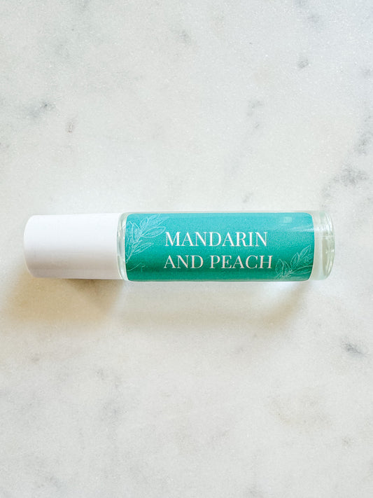 Mandarin and Peach Rollerball Perfume - Salt and Branch