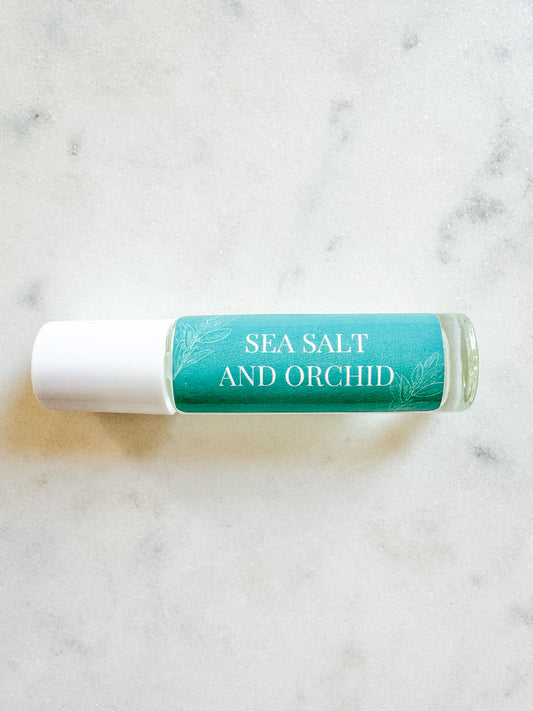 Sea Salt and Orchid Rollerball Perfume - Salt and Branch