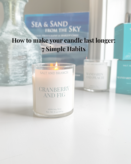 How to make your candle last longer: 7 simple habits