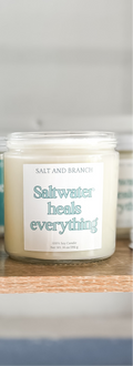 Saltwater Heals Everything Soy Candle - Salt and Branch