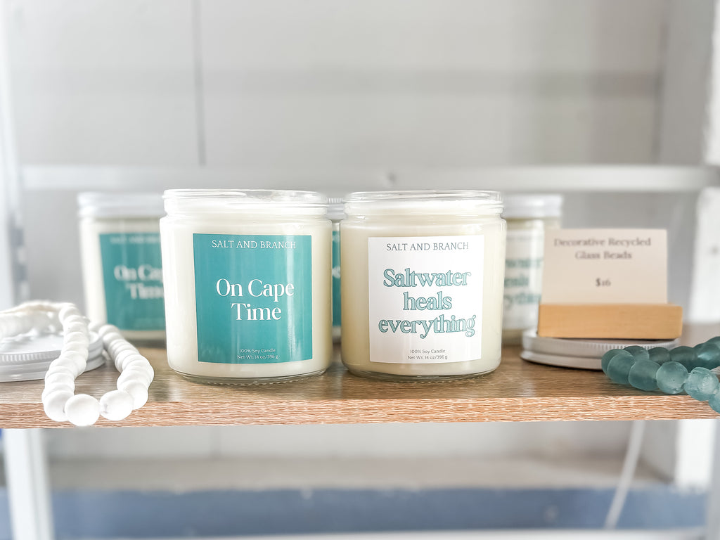 Saltwater Heals Everything Soy Candle - Salt and Branch