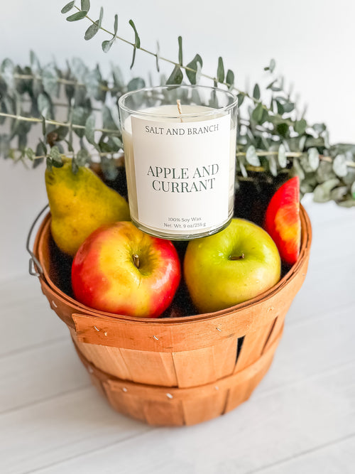 Apple and Currant Soy Candle - Salt and Branch