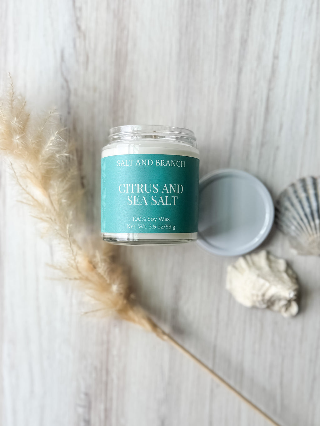 Citrus and Sea Salt Soy Candle - Salt and Branch