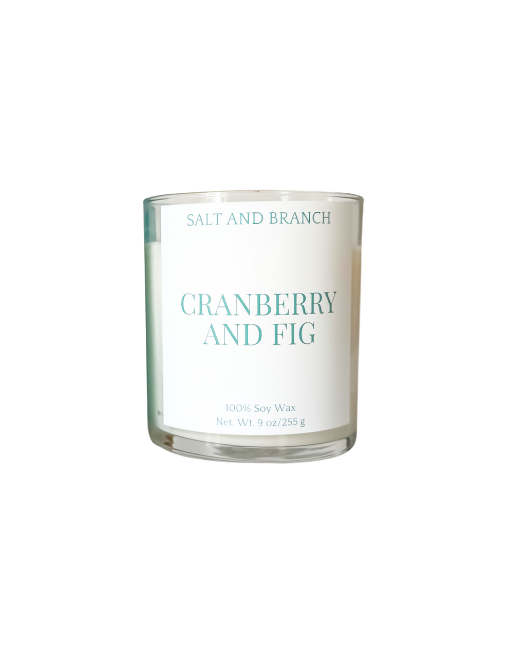 Cranberry and Fig Soy Candle - Salt and Branch