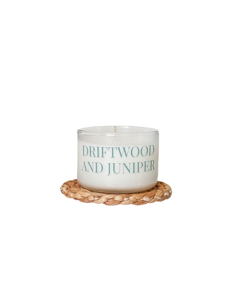 Driftwood and Juniper Mini Tumbler Soy Candle - Salt and Branch