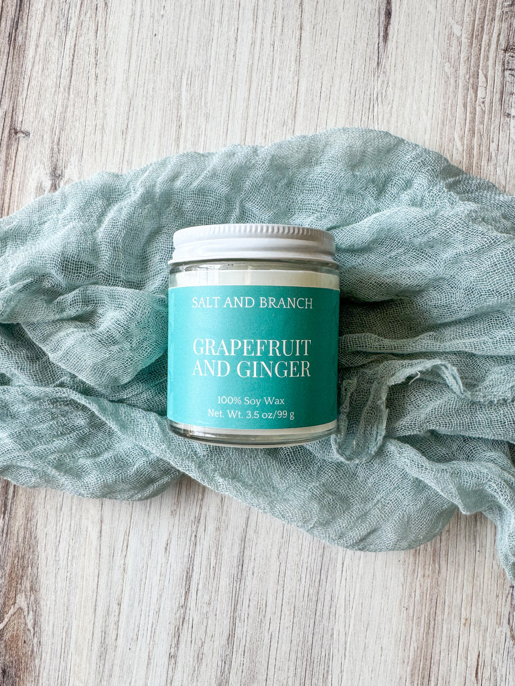Grapefruit and Ginger Soy Candle - Salt and Branch