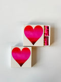 Pink Hearts Matches - Salt and Branch