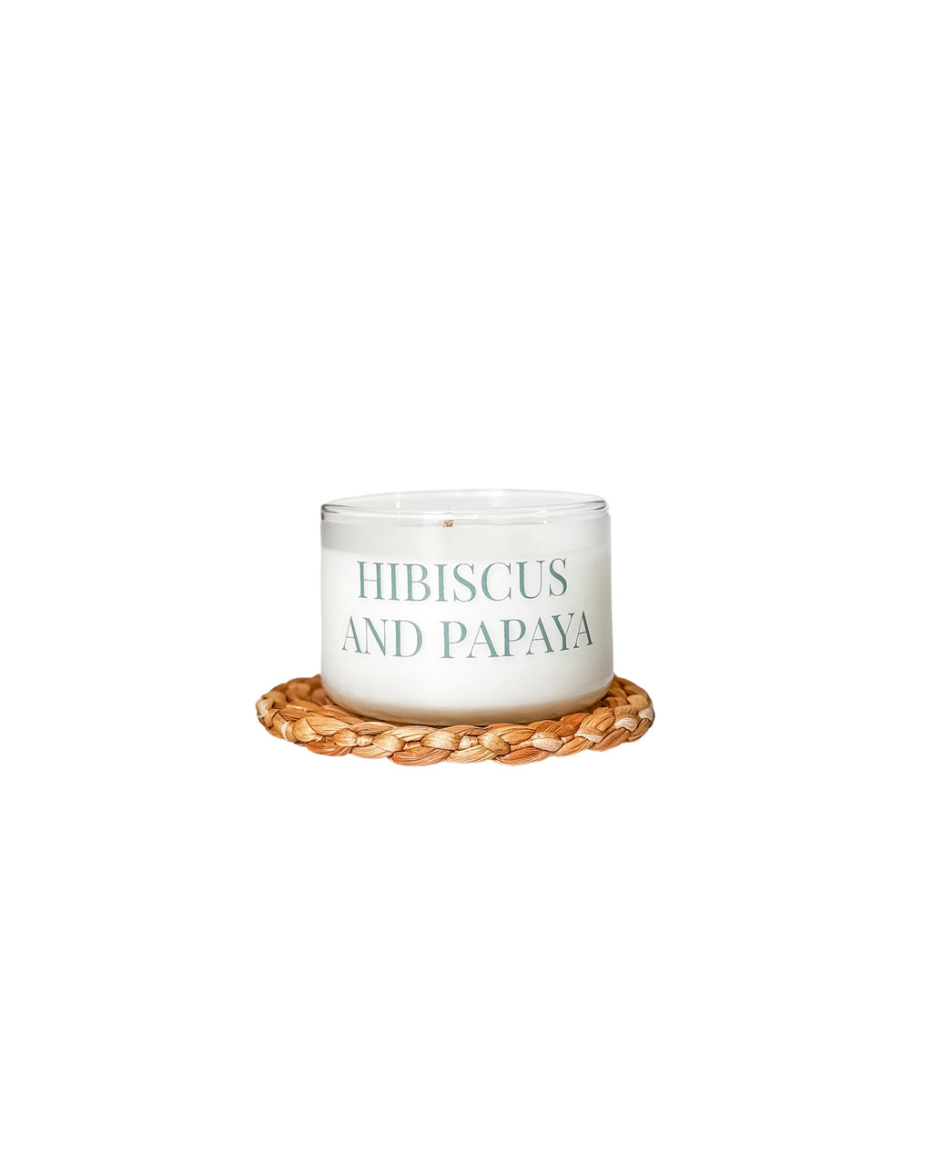 Hibiscus and Papaya Mini Tumbler Soy Candle - Salt and Branch