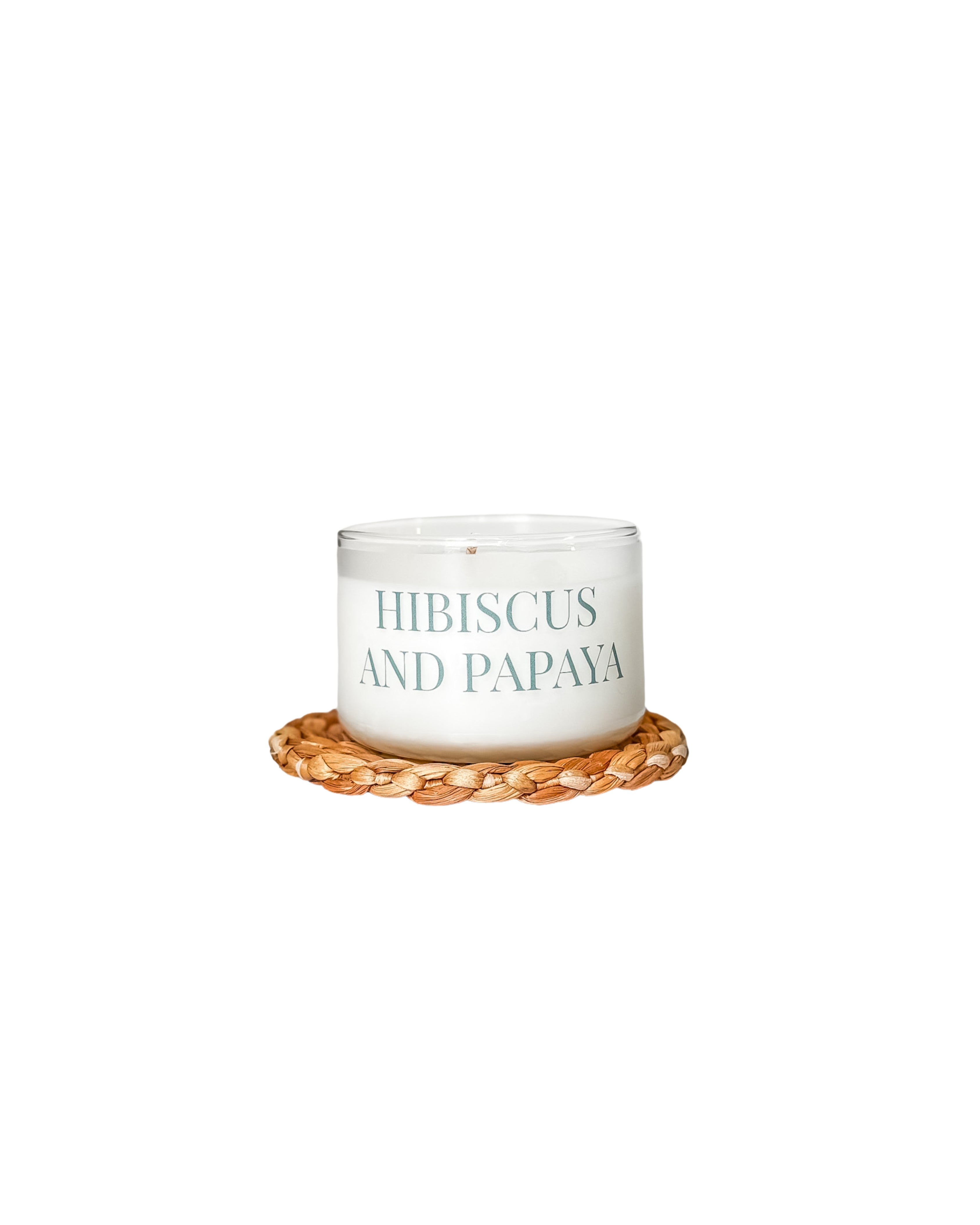 Hibiscus and Papaya Mini Tumbler Soy Candle - Salt and Branch