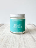 Lemon and Sage Soy Candle - Salt and Branch