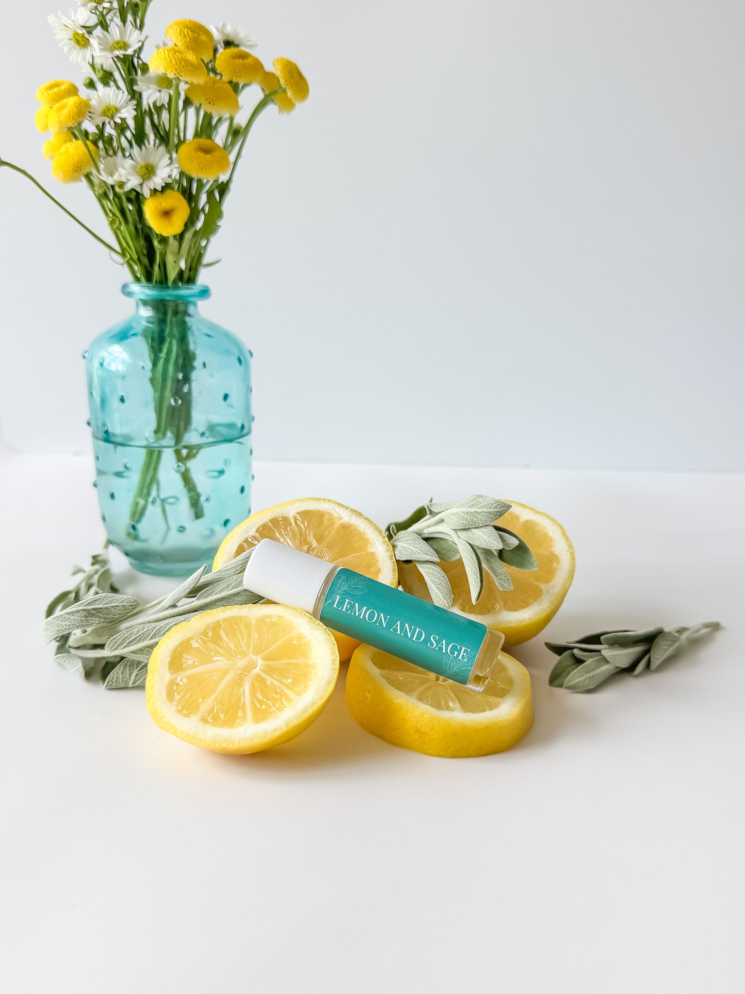 Lemon and Sage Rollerball Perfume - Salt and Branch