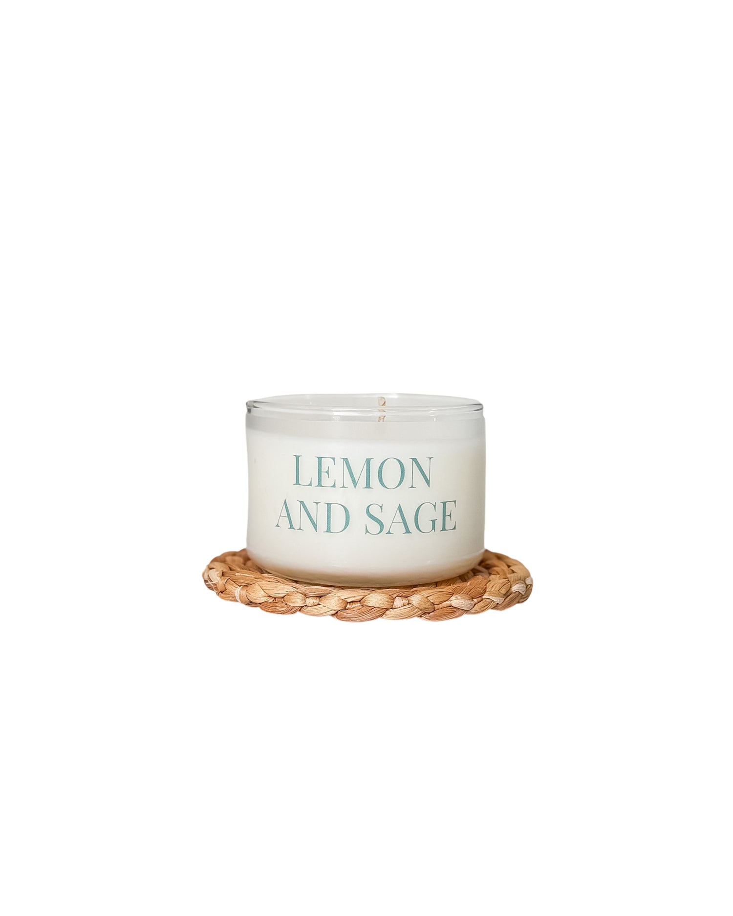 Lemon and Sage Mini Tumbler Soy Candle - Salt and Branch