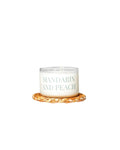 Mandarin and Peach Mini Tumbler Soy Candle - Salt and Branch