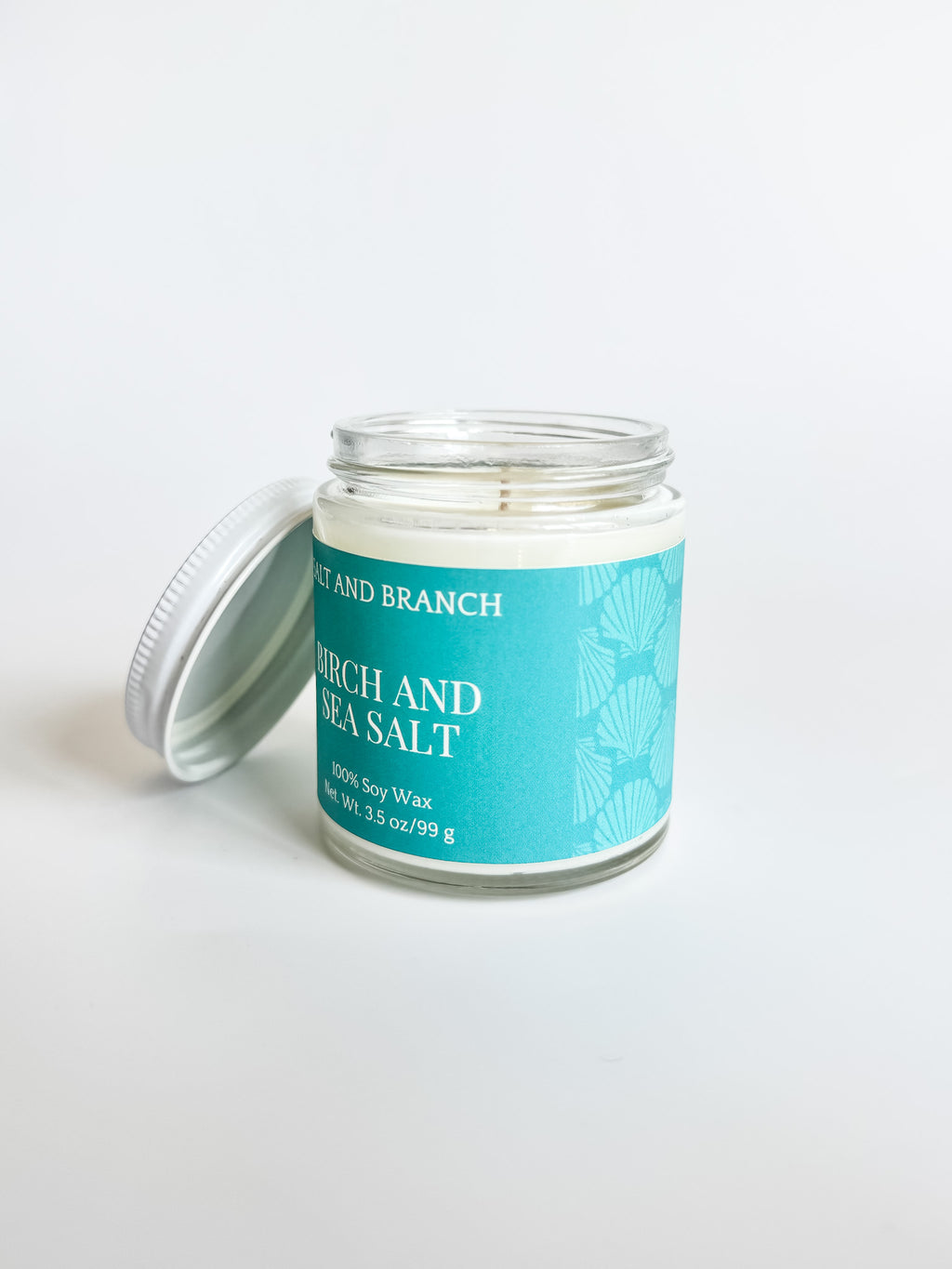 Birch and Sea Salt Soy Candle - Salt and Branch