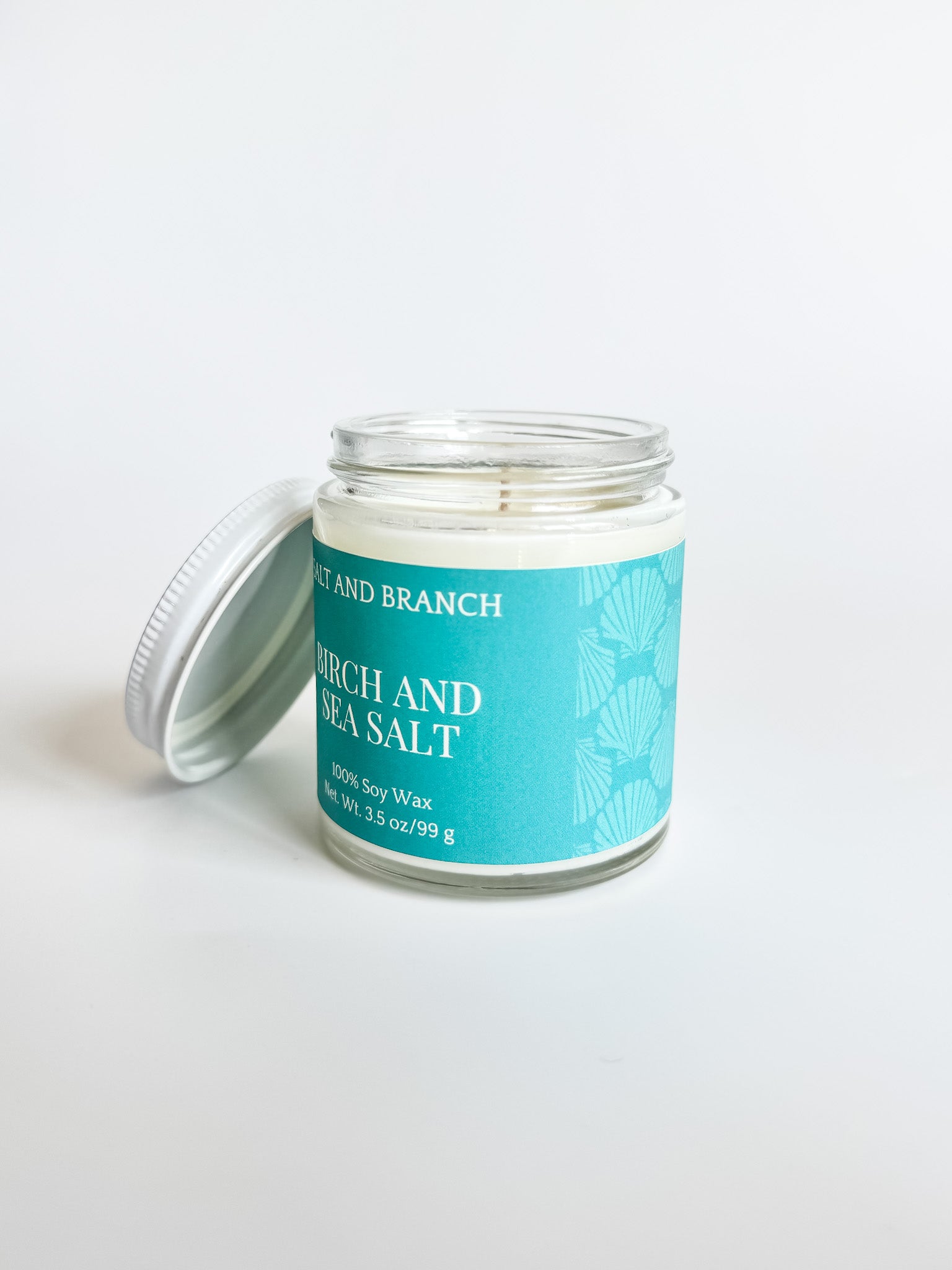 Birch and Sea Salt Soy Candle - Salt and Branch