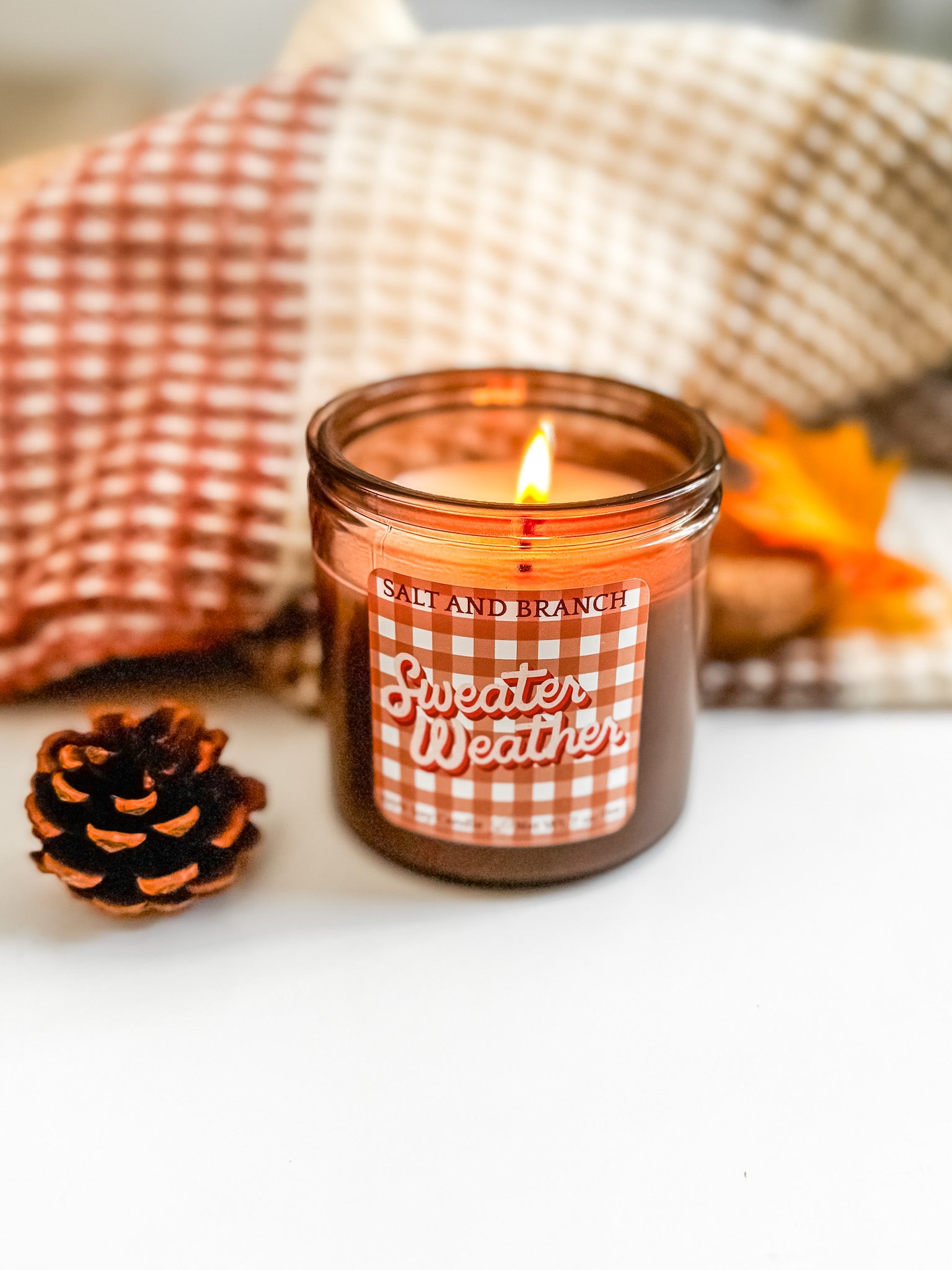Sweater Weather Soy Candle - Salt and Branch