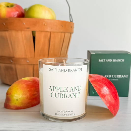 Apple and Currant Soy Candle