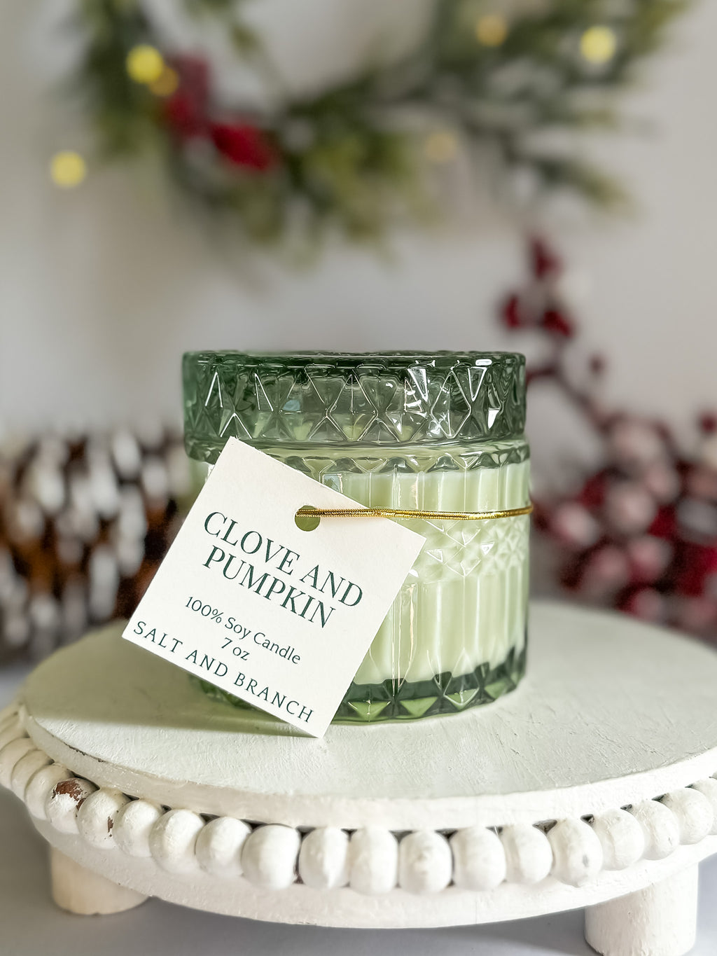 Vintage Style Glass Candles - Salt and Branch