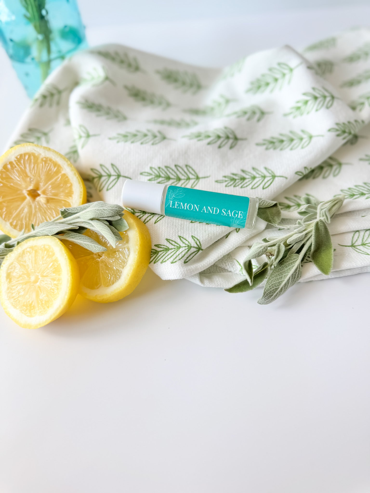 Lemon and Sage Rollerball Perfume - Salt and Branch