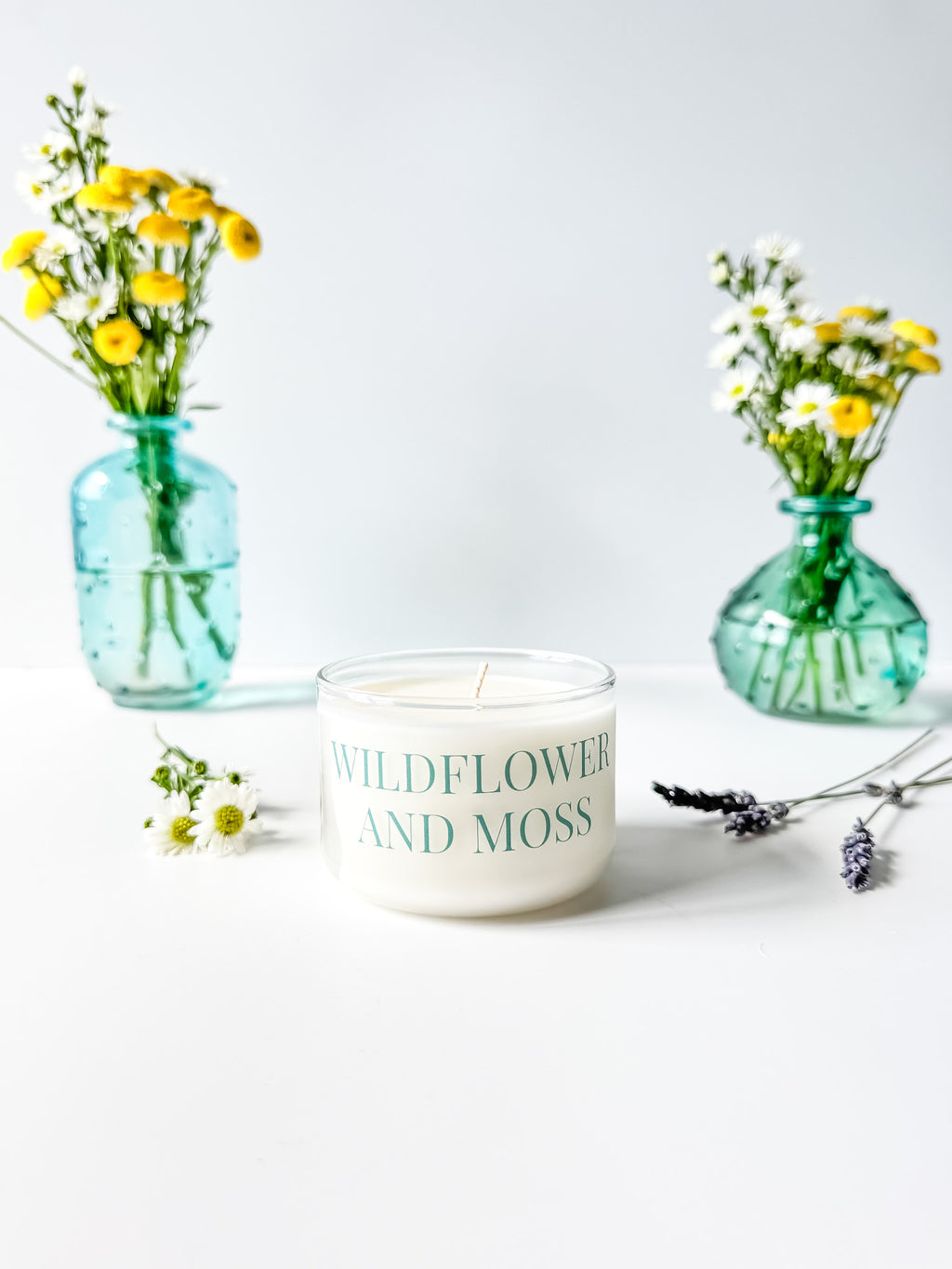 Wildflower and Moss Mini Tumbler Soy Candle - Salt and Branch